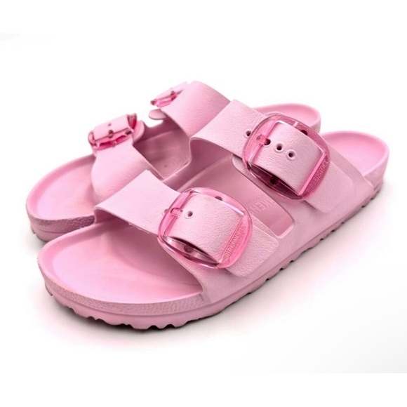 Birkenstock EVA Arizona Big Buckle Slide Sandals Pink Size US 6.5 - Picture 1 of 10
